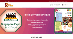 Desktop Screenshot of intellisoftwares.com