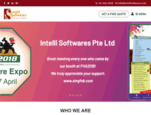 Tablet Screenshot of intellisoftwares.com